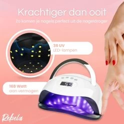 Rebela | Nageldroger | Gelnagels | GEL UV LED Nail Lamp 168w | UV Lamp Gelnagels | Led Nagellamp | Nageldroger | Wit -Beauty Verkoop 1200x1200 988