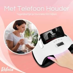 Rebela | Nageldroger | Gelnagels | GEL UV LED Nail Lamp 168w | UV Lamp Gelnagels | Led Nagellamp | Nageldroger | Wit -Beauty Verkoop 1200x1200 989