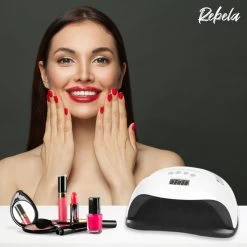 Rebela | Nageldroger | Gelnagels | GEL UV LED Nail Lamp 168w | UV Lamp Gelnagels | Led Nagellamp | Nageldroger | Wit -Beauty Verkoop 1200x1200 990
