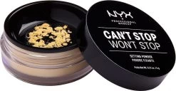 NYX Professional Makeup Can't Stop Won't Stop Setting Powder - Banana CSWSSP06 - Powder - 6 Gr -Beauty Verkoop 1200x624