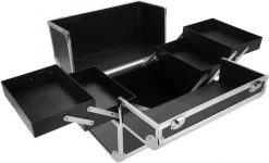 Confibel Make Up Koffer - Uitklapbaar - 5 Opbergbakken - Met Slot -Beauty Verkoop 1200x727