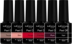 Méanail - Gellak - Peel Off - Elegance - Gel Nagellak - 6 X 8ml
