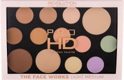 Makeup Revolution HD Pro Palette The Works - Light/Medium 9 Makeup Revolution HD Pro Palette The Works - Light/Medium -Beauty Verkoop 1200x778