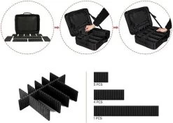 Cosmetica Koffer - Make-up Koffer Met Verstelbare Vakken - Visagie En Nagelstyliste Beauty Koffer - 35x25x11CM -Beauty Verkoop 1200x849