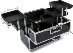 Confibel Make Up Koffer - Uitklapbaar - 5 Opbergbakken - Met Slot -Beauty Verkoop 1200x867 1