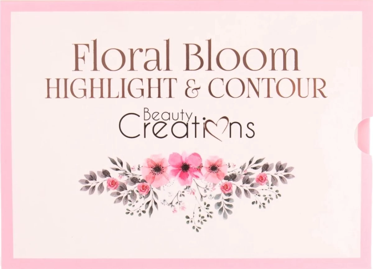 Beauty Creations Floral Bloom Highlight & Contour Palette 4 Beauty Creations Floral Bloom Highlight & Contour Palette - Afbeelding 2