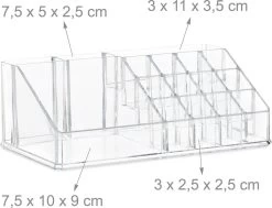 Confibel - Make-up Organizer - Cosmetica Organizer - Verstelbare Lades - Sieraden/Make-up - Cosmetica Opbergdoos - Transparant -Beauty Verkoop 1200x918