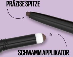 Maybelline Express Brow Duo Wenkbrauwpotlood - 05 Black Brown -Beauty Verkoop 1200x940