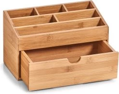 Zeller Present Houten Bureau Organizer - C-04-4-CHout - Sorteervakken & Duurzaam -Beauty Verkoop 1200x944