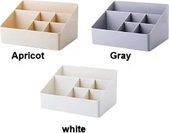 Merkloos Make-Up Organizer - Opbergdoos - Cosmetica - Grijs - Sieraden - Nagelak - Make Up Organizer - Make Up Organizers -Beauty Verkoop 1200x948