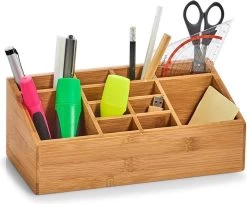 Zeller Present Cosmetica Display Bamboe - A-11-3-BHout - Sorteervakken & Duurzaam -Beauty Verkoop 1200x992 1