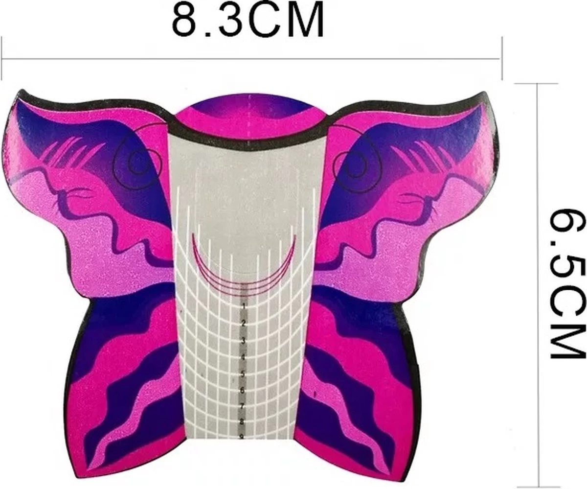 Eldur® Gel & Acryl Nagel Sjablonen - 100 Stuks - Professional Nail Forms 6 Eldur® Gel & Acryl Nagel Sjablonen - 100 Stuks - Professional Nail Forms - Afbeelding 4