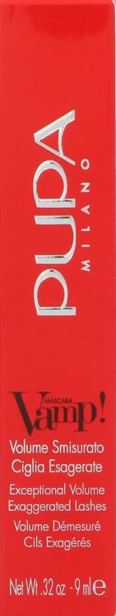 Pupa Milano Vamp! Mascara - 100 Extra Black 5 Pupa Milano Vamp! Mascara - 100 Extra Black - Afbeelding 3