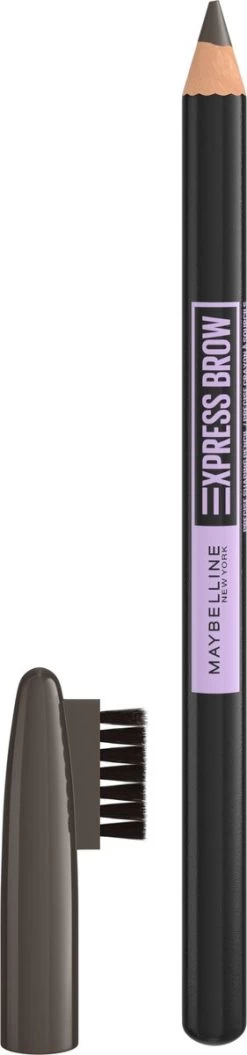Maybelline New York - Express Brow Shaping Pencil - 05 Deep Brown - Bruin Wenkbrauwpotlood En Borstel -Beauty Verkoop 281x1200 3