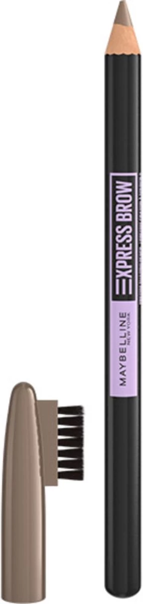 Maybelline New York - Express Brow Shaping Pencil - 02 Blonde - Blond Wenkbrauwpotlood En Borstel 3 Maybelline New York - Express Brow Shaping Pencil - 02 Blonde - Blond Wenkbrauwpotlood En Borstel