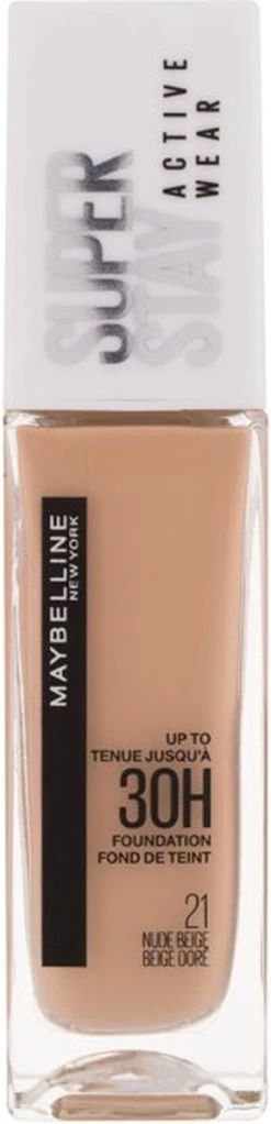 Maybelline - Superstay Active Wear Foundation - 21 Nude Beige -Beauty Verkoop 290x1200 3