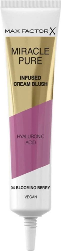 Max Factor Miracle Pure Vegan Blush - 004 Blooming Berry -Beauty Verkoop 291x1200 1