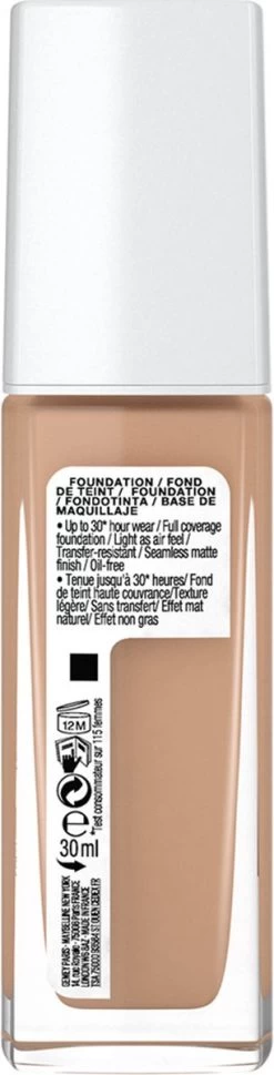Maybelline - Superstay Active Wear Foundation - 21 Nude Beige -Beauty Verkoop 306x1200 1