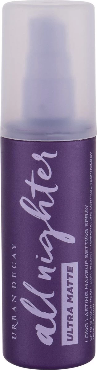 Urban Decay All Nighter Ultra Matte Long Lasting Makeup Setting Spray - 118 Ml 4 Urban Decay All Nighter Ultra Matte Long Lasting Makeup Setting Spray - 118 Ml - Afbeelding 2