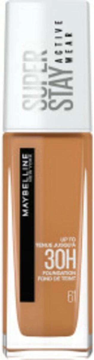 Maybelline SuperStay 30H Active Wear Foundation 61 Warm Bronze - 30 Ml 3 Maybelline SuperStay 30H Active Wear Foundation 61 Warm Bronze - 30 Ml