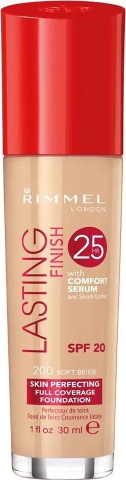 Rimmel London Lasting Finish Foundation - 200 Soft Beige