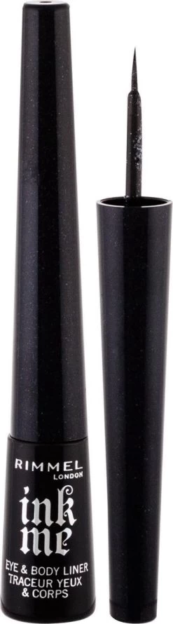 Rimmel London Rimmel Ink Me Eye & Body Eyeliner - 002 Glitter Black -Beauty Verkoop 333x1200 1