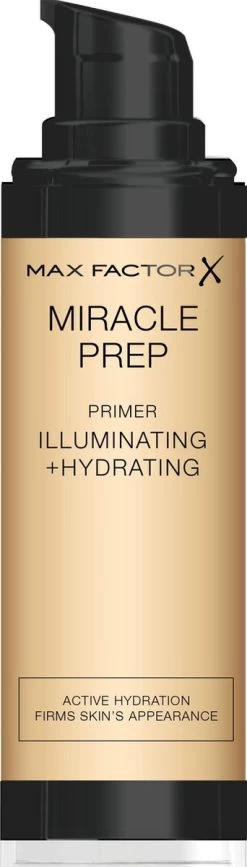 Max Factor Miracle Prep Primer Illuminating & Hydrating - 000 Transparant - 30 Ml -Beauty Verkoop 342x1200