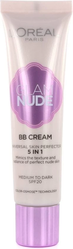 L'Oréal Glam Nude BB Cream - Medium To Dark Skin