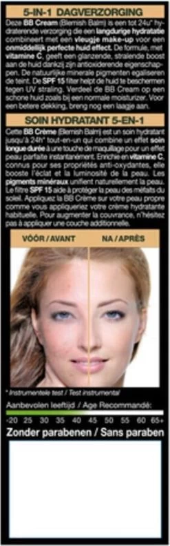 Garnier Face SkinActive - BB Cream Classic Light 5-in-1 Dagverzorging - 2x 50 Ml -Beauty Verkoop 374x1200 1