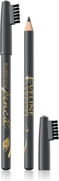 Eveline Cosmetics Eyebrow Pencil Grey With Brush 5 Eveline Cosmetics Eyebrow Pencil Grey With Brush -Beauty Verkoop 393x1200 2