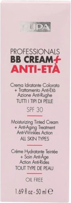 PUPA Milano Pupa Professionals BB Creme Anti-Eta SPF30 002 Sand -Beauty Verkoop 418x1200 2