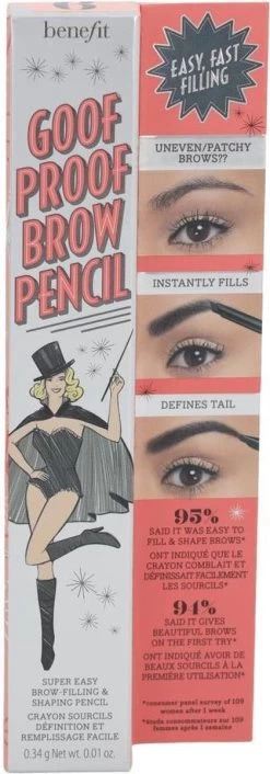 Benefit Goof Proof Brow Shaping Pencil 06 Cool Soft Black 15 Benefit Goof Proof Brow Shaping Pencil 06 Cool Soft Black -Beauty Verkoop 420x1200 1