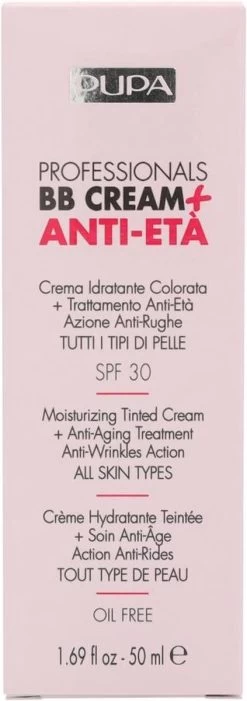Pupa Milano Professionals BB Cream + Anti-Eta - 001 Nude -Beauty Verkoop 423x1200 1