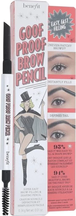 Benefit Goof Proof Brow Shaping Pencil 06 Cool Soft Black 11 Benefit Goof Proof Brow Shaping Pencil 06 Cool Soft Black -Beauty Verkoop 424x1200