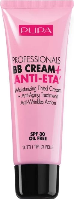 Pupa Milano Professionals BB Cream + Anti-Eta - 001 Nude -Beauty Verkoop 447x1200 1
