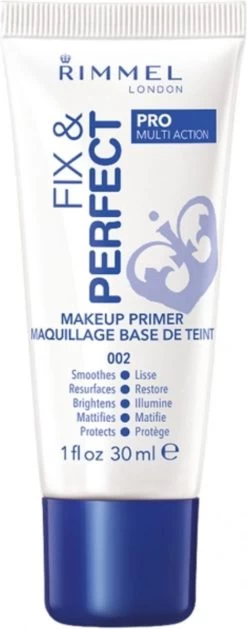 Rimmel London Fix & Perfect Make-Up Primer - 002 Transparent - 30 Ml -Beauty Verkoop 471x1200 1