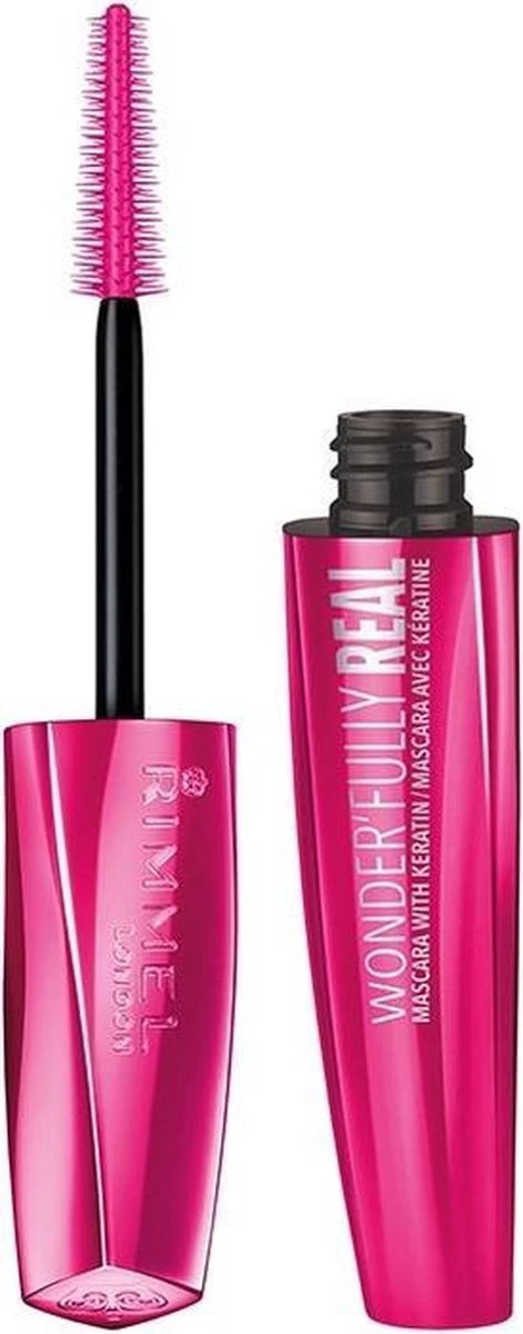 Rimmel London Wonder'fully Real Mascara - 001 Black 11 Rimmel London Wonder'fully Real Mascara - 001 Black - Afbeelding 9
