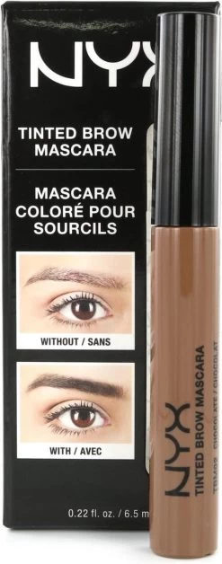 NYX Professional Makeup Tinted Brow Mascara - Chocolate TBM02 - Wenkbrauwgel -Beauty Verkoop 472x1200