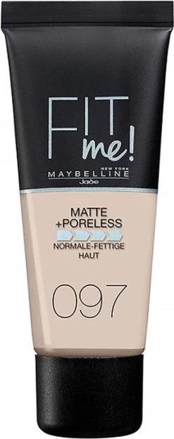 Maybelline New York - Fit Me Matte + Poreless Foundation - 097 Natural - 30 Ml -Beauty Verkoop 476x1200
