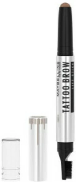 Maybelline New York - Tattoo Brow Lift Stick 02 Soft Brown - Bruin Wenkbrauwpotlood Met Stylingborstel -Beauty Verkoop 501x1200 4