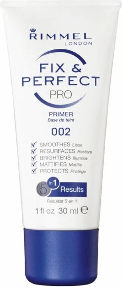 Rimmel London Fix & Perfect Make-Up Primer - 002 Transparent - 30 Ml -Beauty Verkoop 509x1200