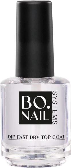 BO.NAIL BO.NAIL Dip Fast Dry Top Coat (15ml) - 25 Gram - Dip Poeder Nagels - Dipping Powder Gel