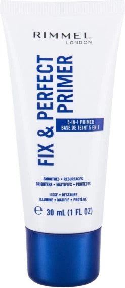 Rimmel London Fix & Perfect Make-Up Primer - 002 Transparent - 30 Ml -Beauty Verkoop 525x1200