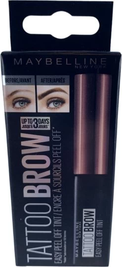 Maybelline Tattoo Brow Peel-Off Wenkbrauwgel - 3 Dark Brown - Bruin 38 Maybelline Tattoo Brow Peel-Off Wenkbrauwgel - 3 Dark Brown - Bruin -Beauty Verkoop 550x1200 5
