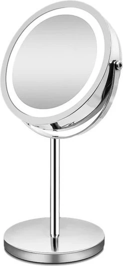 A&K Make Up Spiegel Met Ringverlichting | LED Verlichting | Scheerspiegel - Zilver 16 A&K Make Up Spiegel Met Ringverlichting | LED Verlichting | Scheerspiegel - Zilver -Beauty Verkoop 556x1200 3