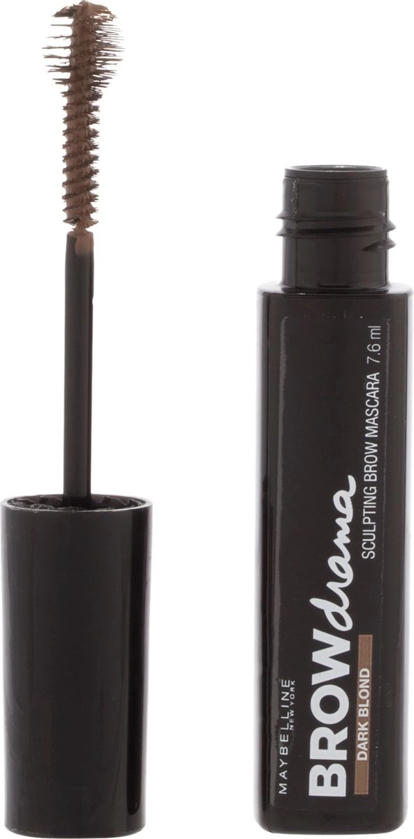 Maybelline Brow Drama - Dark Blonde - Blond - Wenkbrauwmascara 4 Maybelline Brow Drama - Dark Blonde - Blond - Wenkbrauwmascara - Afbeelding 2