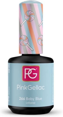Pink Gellac - Baby Blue - Gellak - Vegan - Blauw - Glanzend - 15ml -Beauty Verkoop 646x1200 1