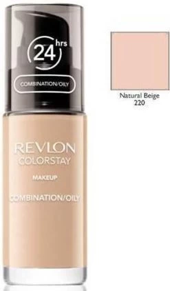 Revlon Colorstay Foundation With Pump - 220 Natural Beige (Oily Skin) -Beauty Verkoop 702x1200