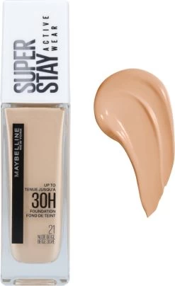 Maybelline - Superstay Active Wear Foundation - 21 Nude Beige -Beauty Verkoop 734x1200 1