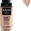 NYX Professional Makeup Can't Stop Won't Stop Foundation - Vanilla CSWSF06 - Full Coverage -Beauty Verkoop 740x1200